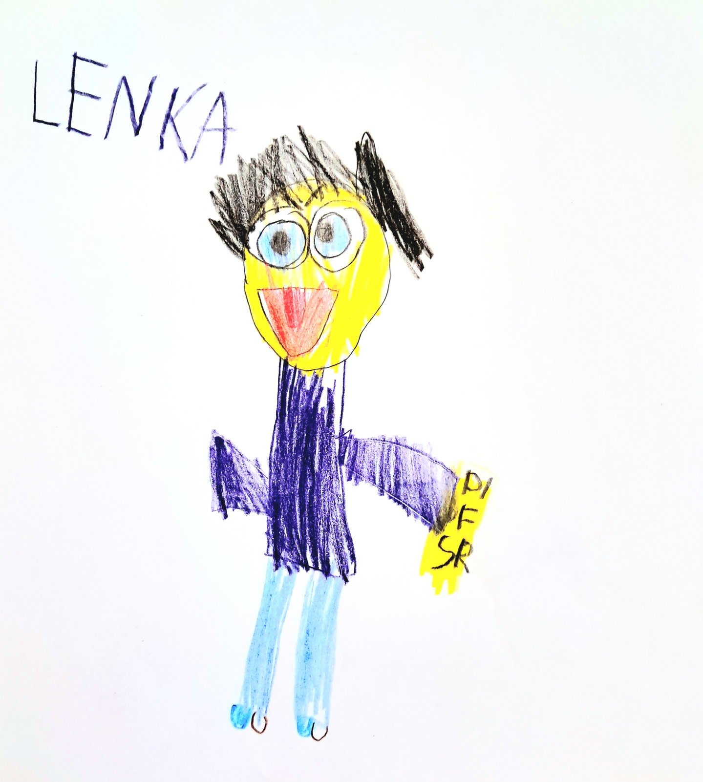 detská maľba bábky Jožko Šprtovský