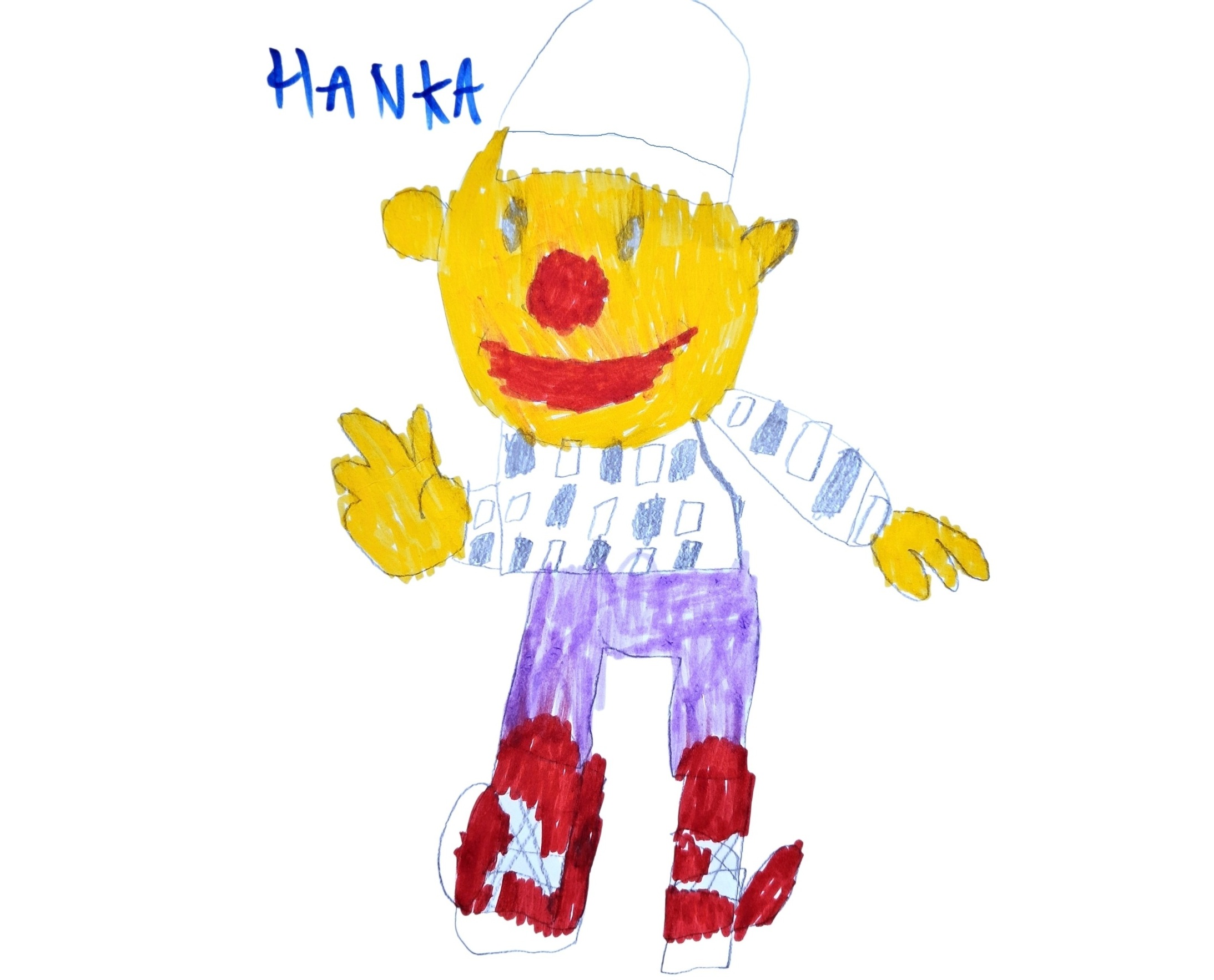 detská maľba bábky Šachuľko Matový