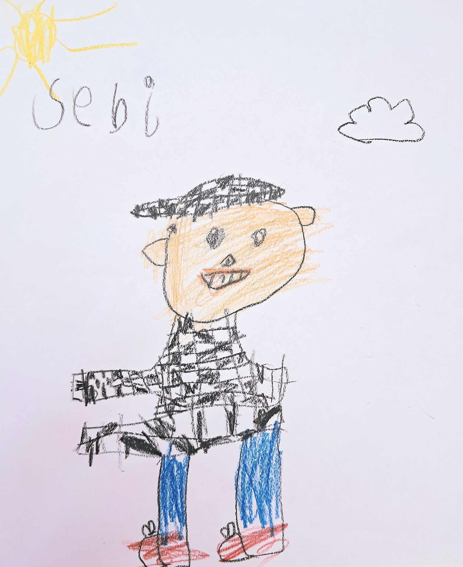 detská maľba bábky Šachuľko Matový