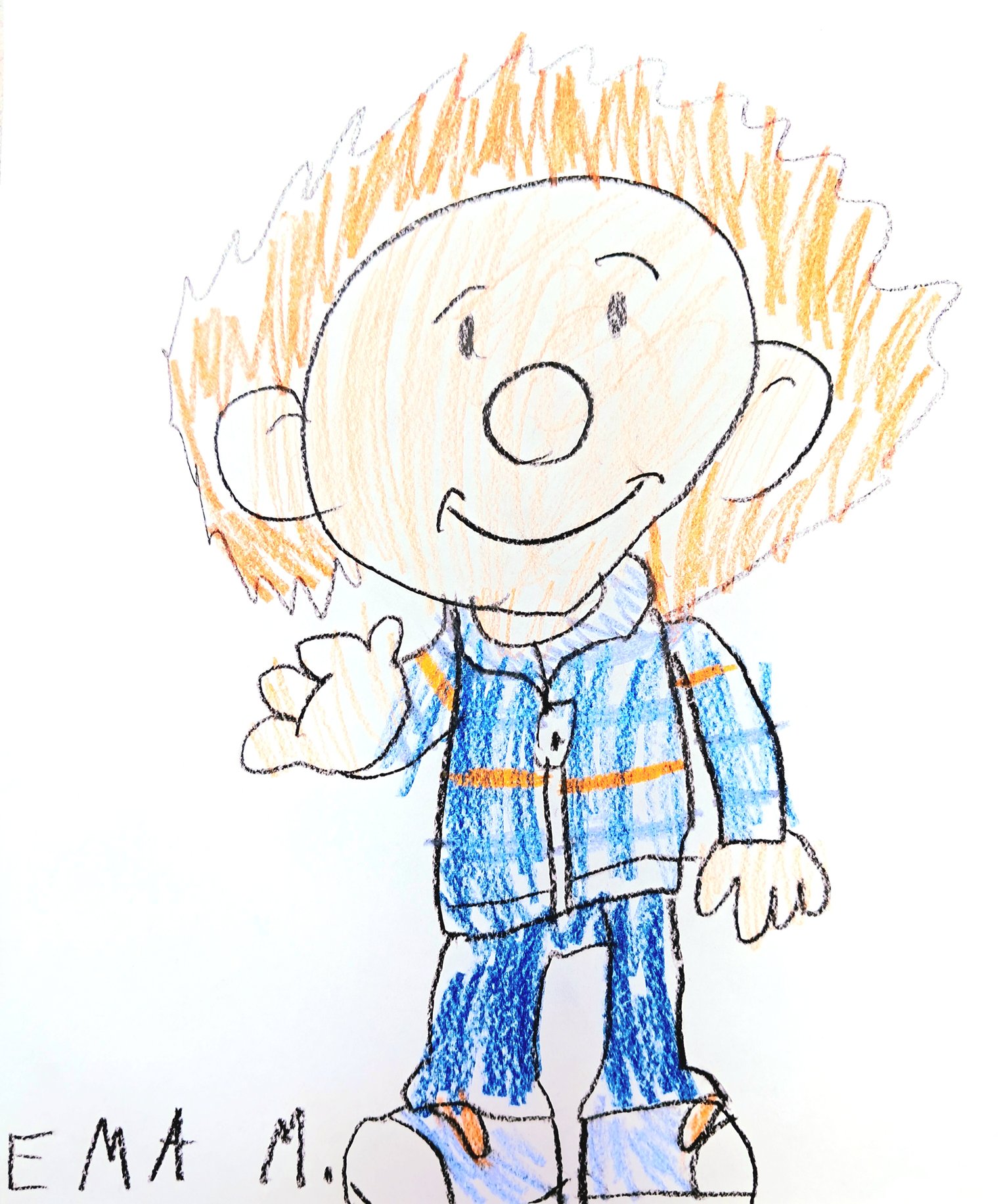 detská maľba bábky Patrik Pat